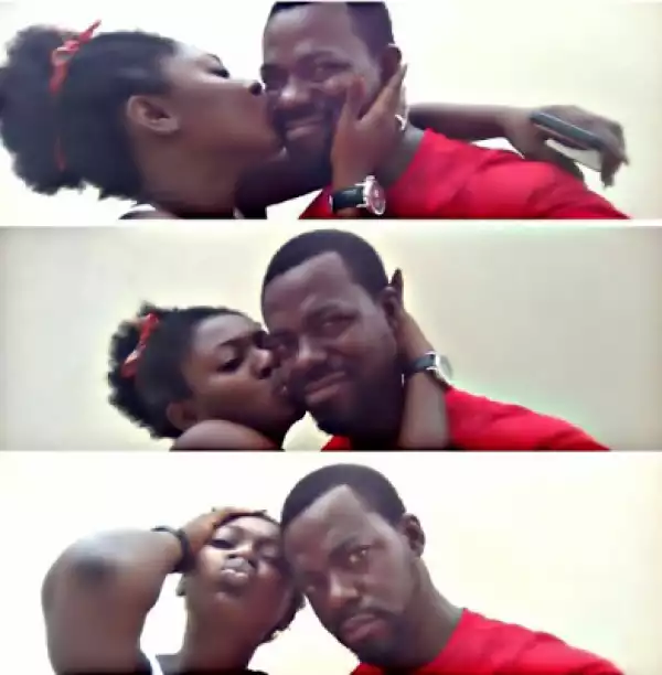 Loved up selfies of Abounce & his fiancee, actress Yvonne Jegede